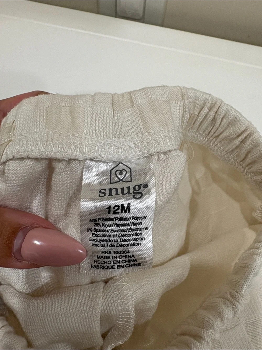 Kids Cream Check-Pattern Drawstring Shorts